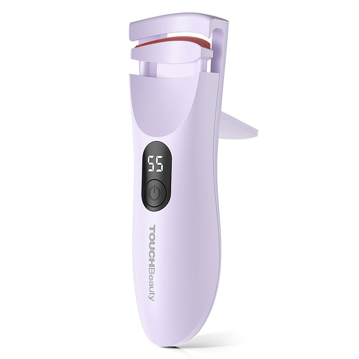 TOUCHBeauty Rechargeable Heated Eyelash Curler with LED Display Featuring 3-Level Adjustable Temperature for a Natural Long-Lasting Curl (Up to 24 Hours)
